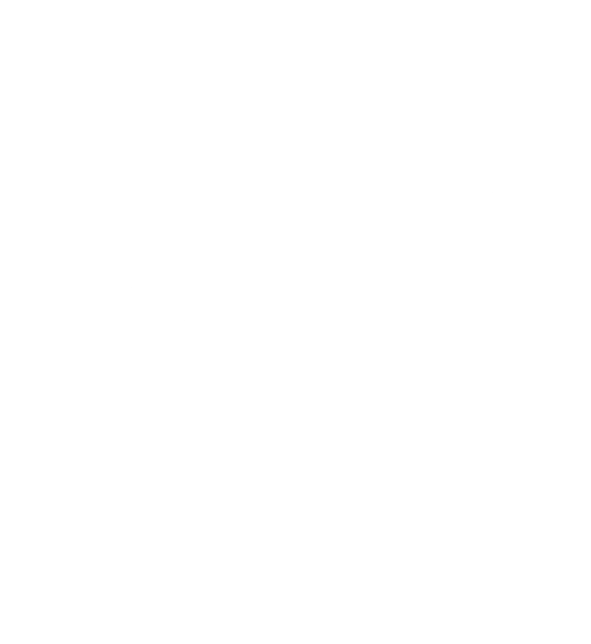 White stylized tree with leaves.