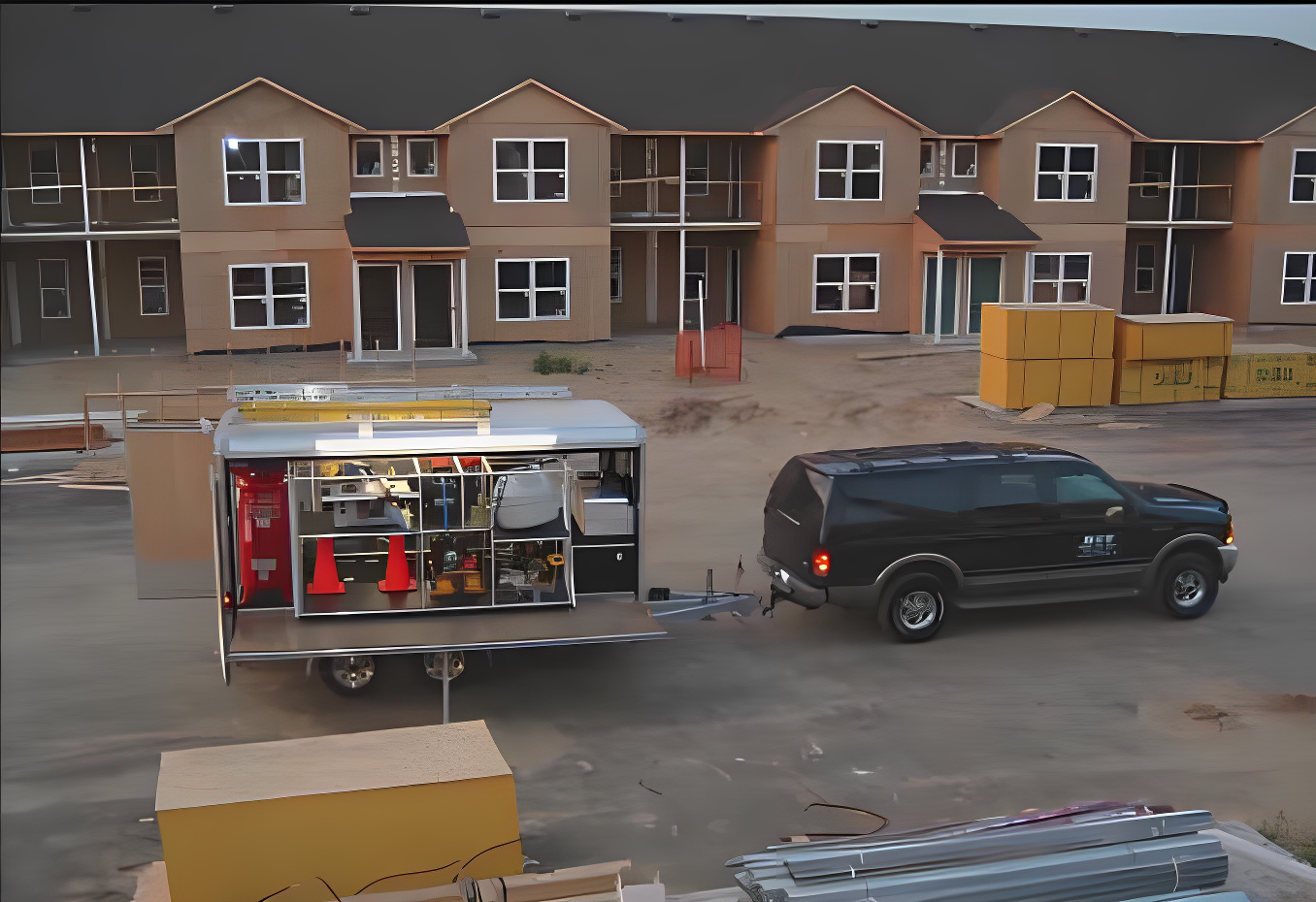 construction trailer
