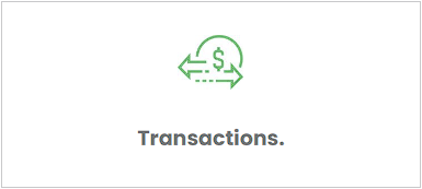 A green icon of a dollar sign with two arrows pointing in opposite directions.