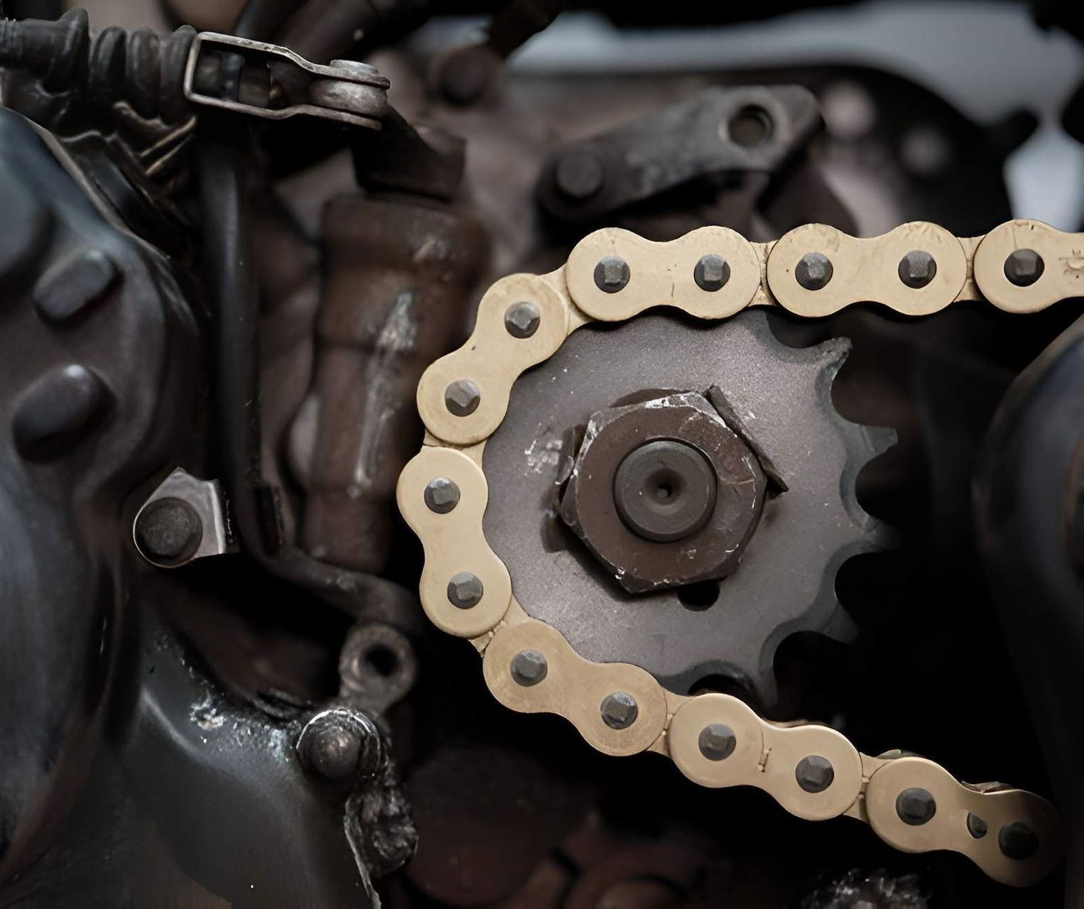 A Sample Close Up of a Chain on a Motorcycle — Mid Coast Bearing Centre in Port Macquarie, NSW