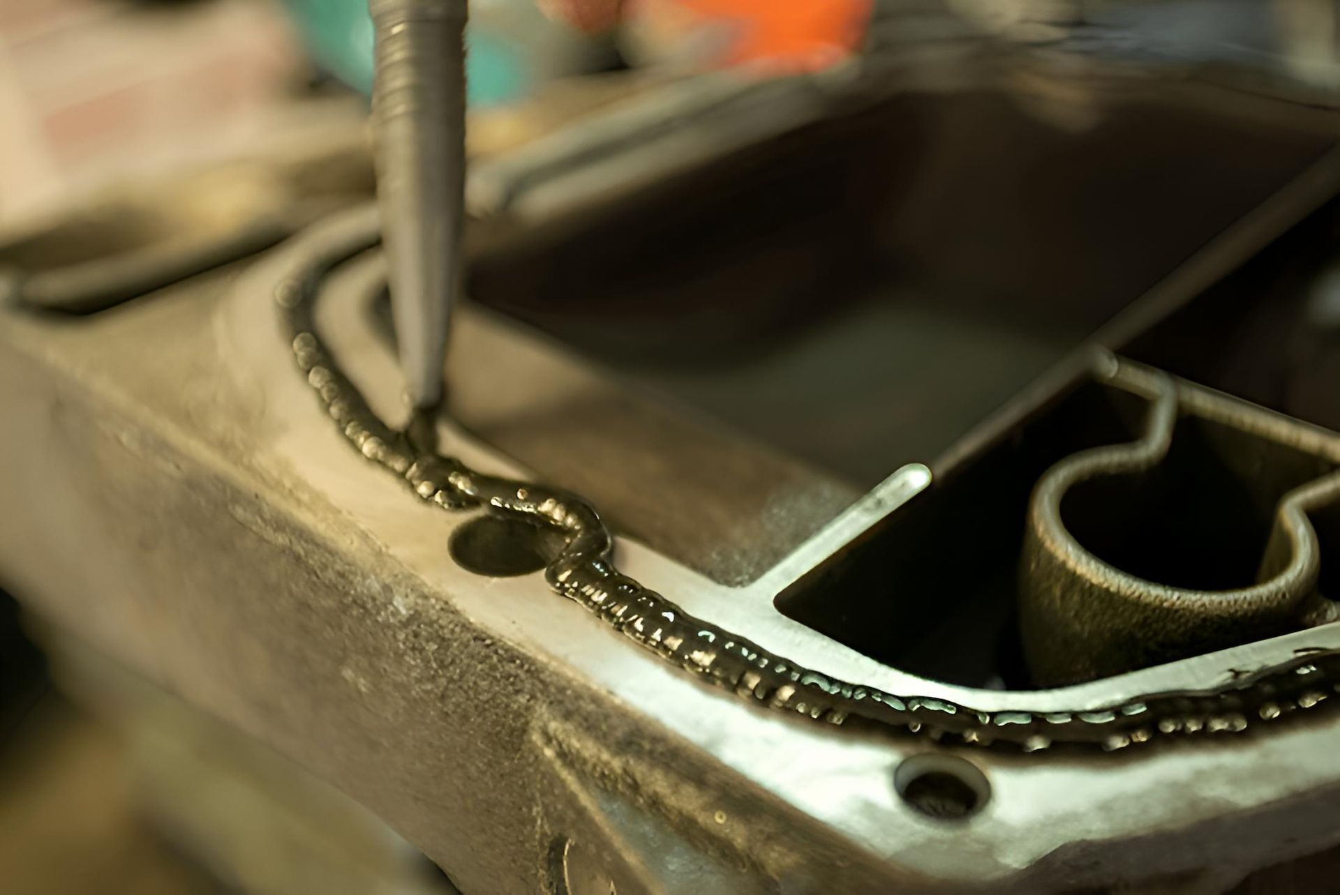 A Close Up of a Piece of Metal With a Sealant in It — Mid Coast Bearing Centre in Forster, NSW