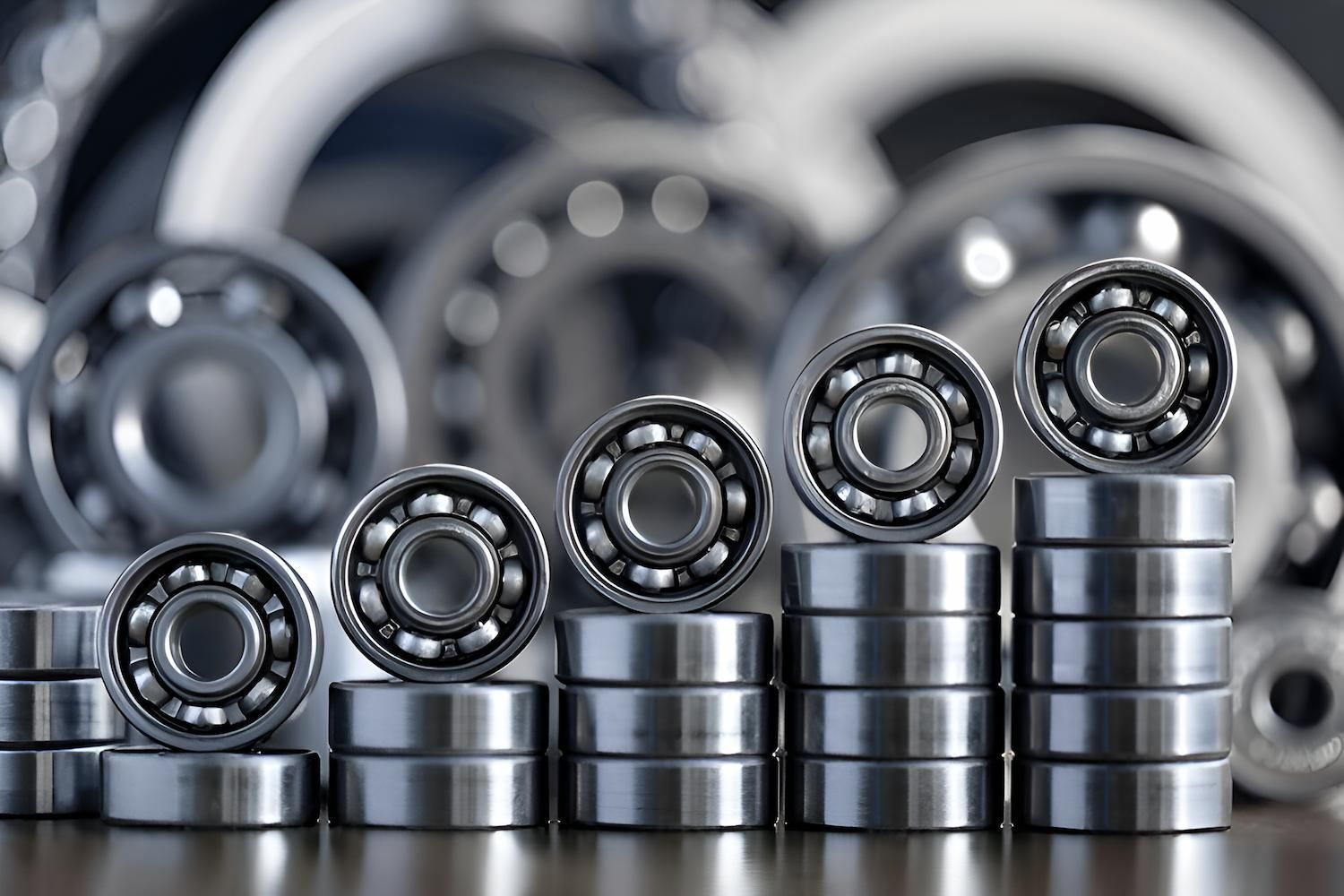 A Bunch of Bearings Are Stacked on Top of Each Other on a Table — Mid Coast Bearing Centre in Port Macquarie, NSW
