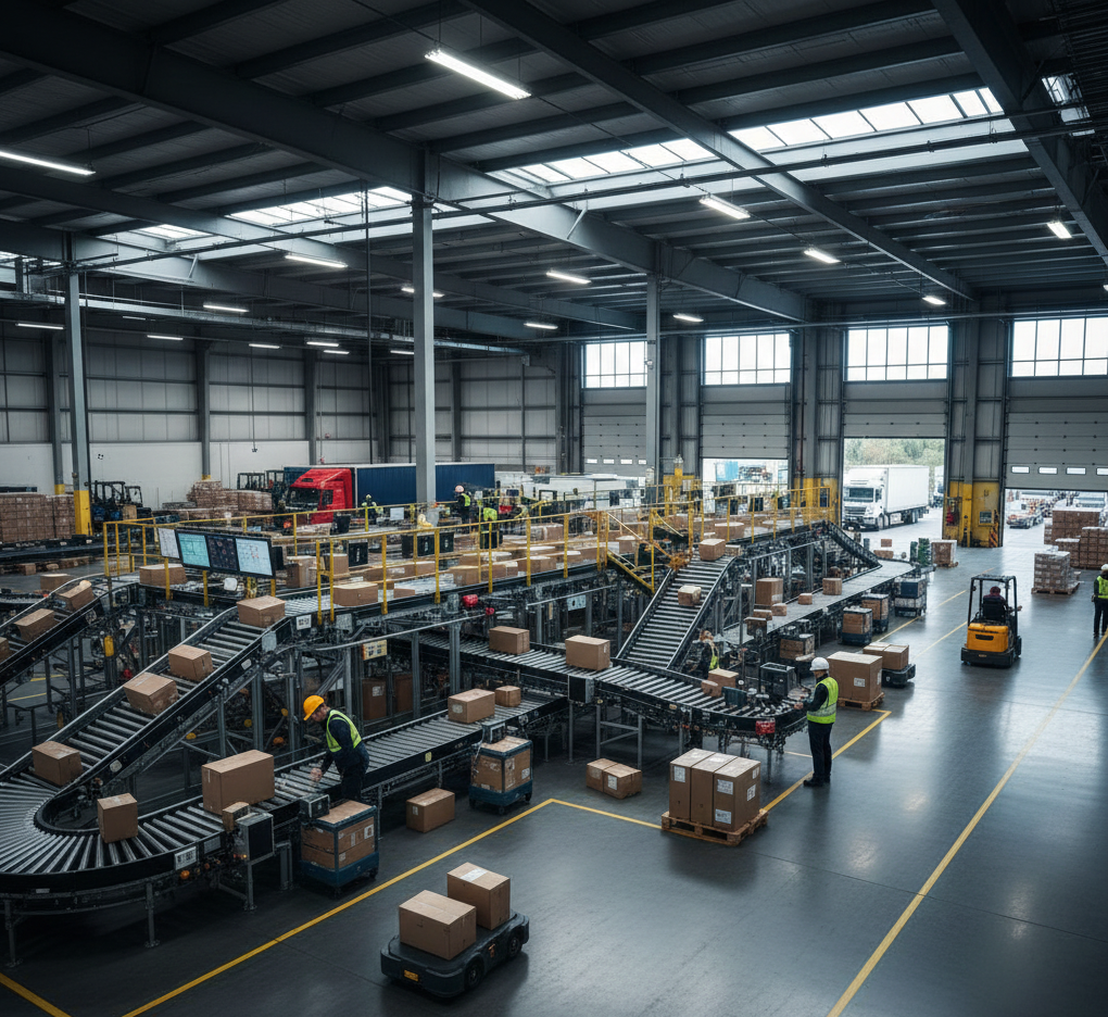 3 workers for distribution hub