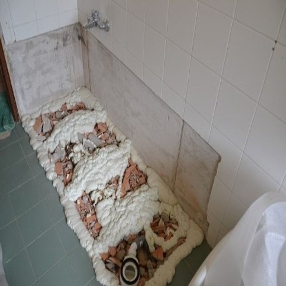 smontaggio vasca da bagno