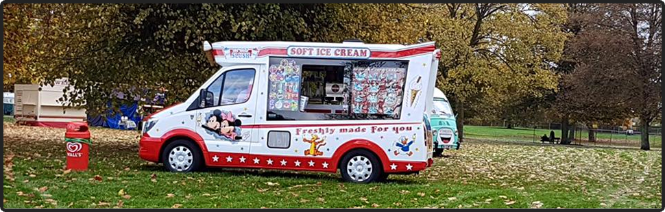 an ice cream van