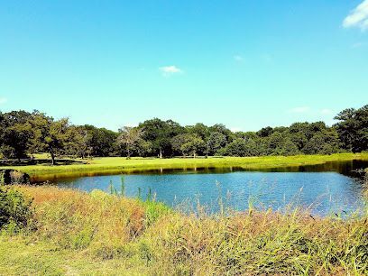 Burleson Electrician - Covered pavilion with a star emblem at Pana'ewa Park, surrounded by a partly cloudy sky.