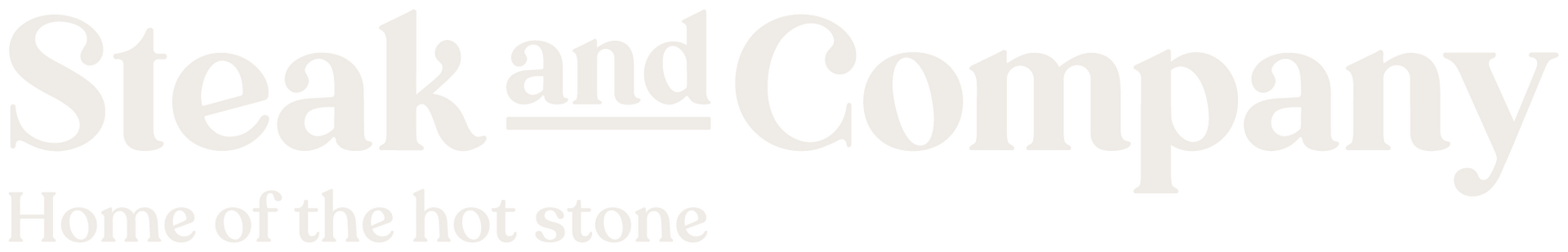 Steak and Company restaurant logo: Text reads