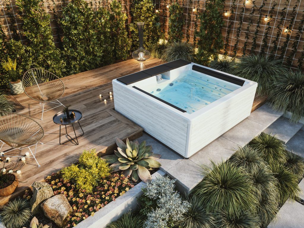 A luxury hot tub from hypa spa