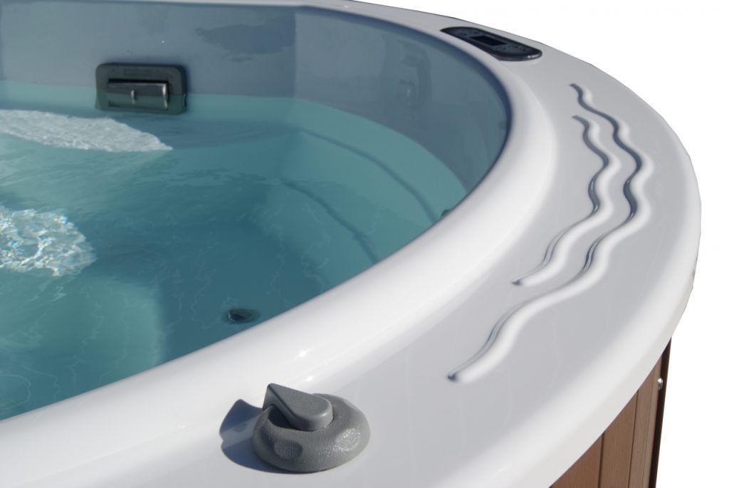 the outside of a hypa spa hot tub
