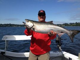 salmon fishing in Puget Sound