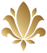 Signet in Form einer goldenen Lotus-Blume