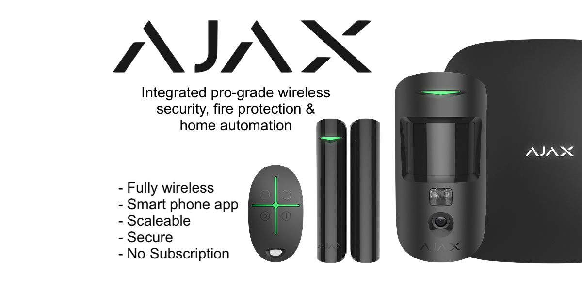 Ajax Wireless Security