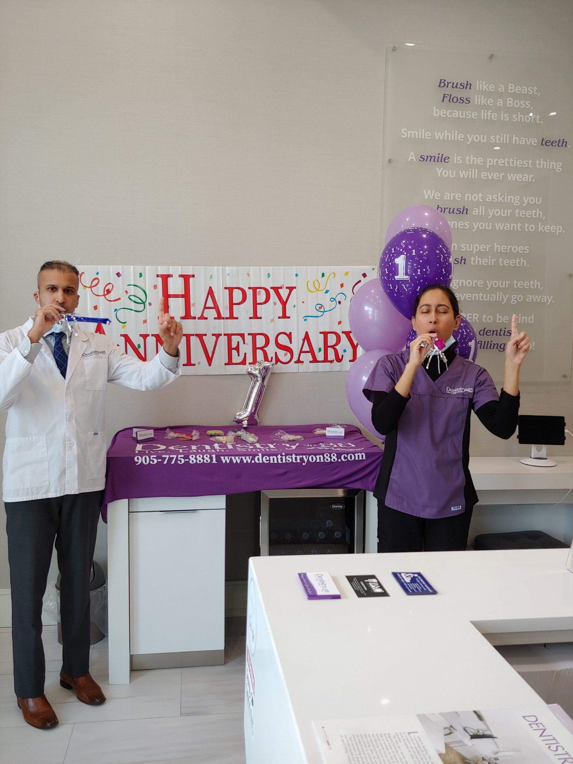 Dentistry on 88 one anniversary event