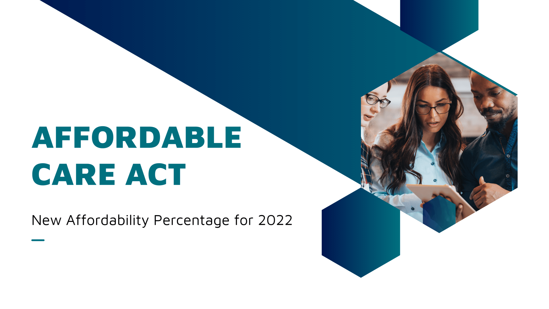 Affordable Care Act New Affordability Percentage for 2022