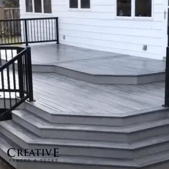 A Trex Re-deck in PDX built by Creative Fence & Deck