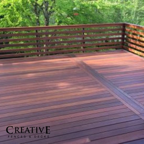 Deck Railing Installation by Creative Fences & Decks
