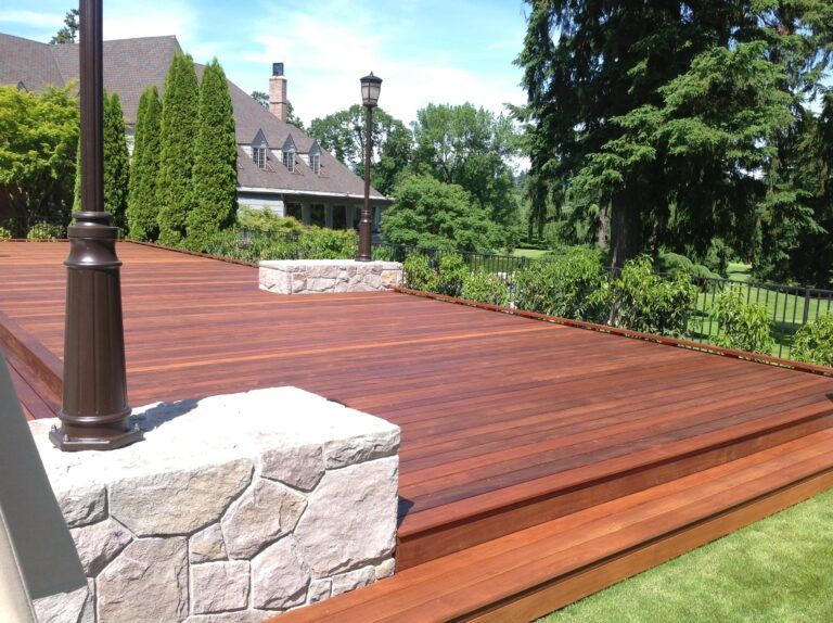 Creative Fences & Decks - IPE Deck at Portland Golf Club