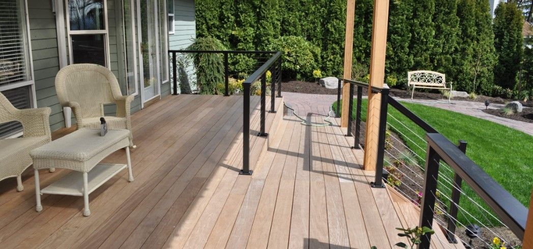 IPE Decking and Stainless Steel Railing in Portland Oregon 