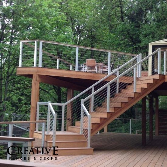 Multi Level Deck in Portland Oregon Area by Creative Fences and Decks
