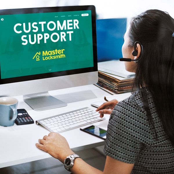 A Customer Support Representative Is Receiving Calls From Customers.