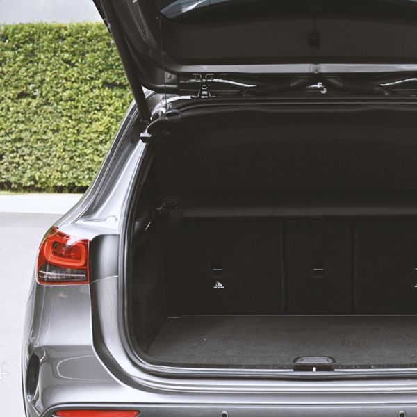 The Back Of A Car With The Trunk Open.