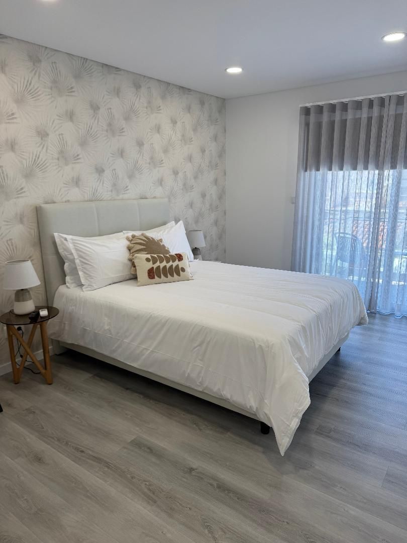 Double bed with balcony