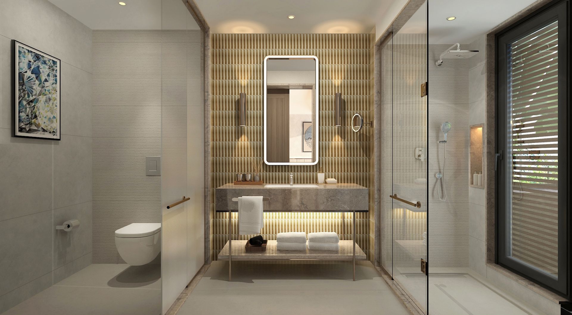 Ruins Luxury Resort'un modern tasarımlı, deniz ve havuz manzaralı deluxe odası