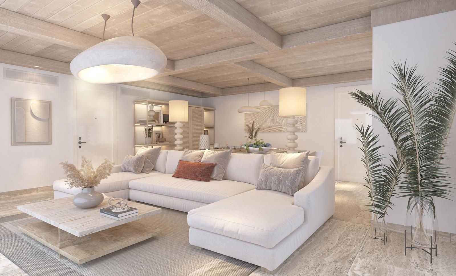 Ruins Luxury Resort'un modern tasarımlı, deniz ve havuz manzaralı deluxe odası