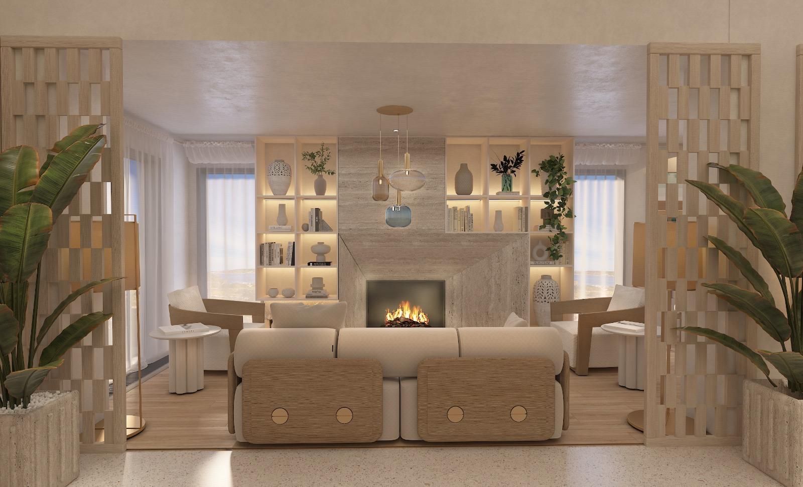 Ruins Luxury Resort'un modern tasarımlı, deniz ve havuz manzaralı deluxe odası