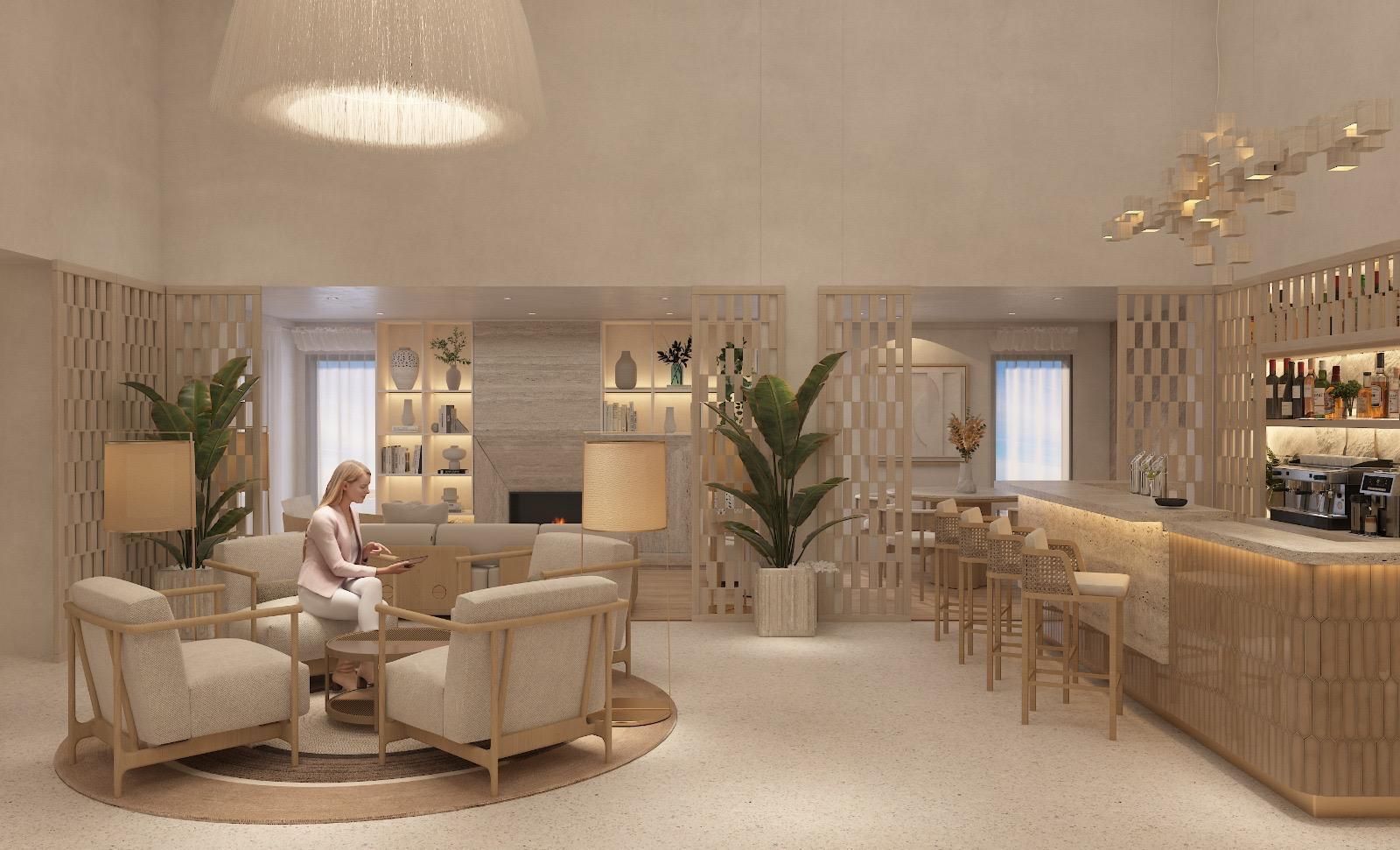 Ruins Luxury Resort'un modern tasarımlı, deniz ve havuz manzaralı deluxe odası