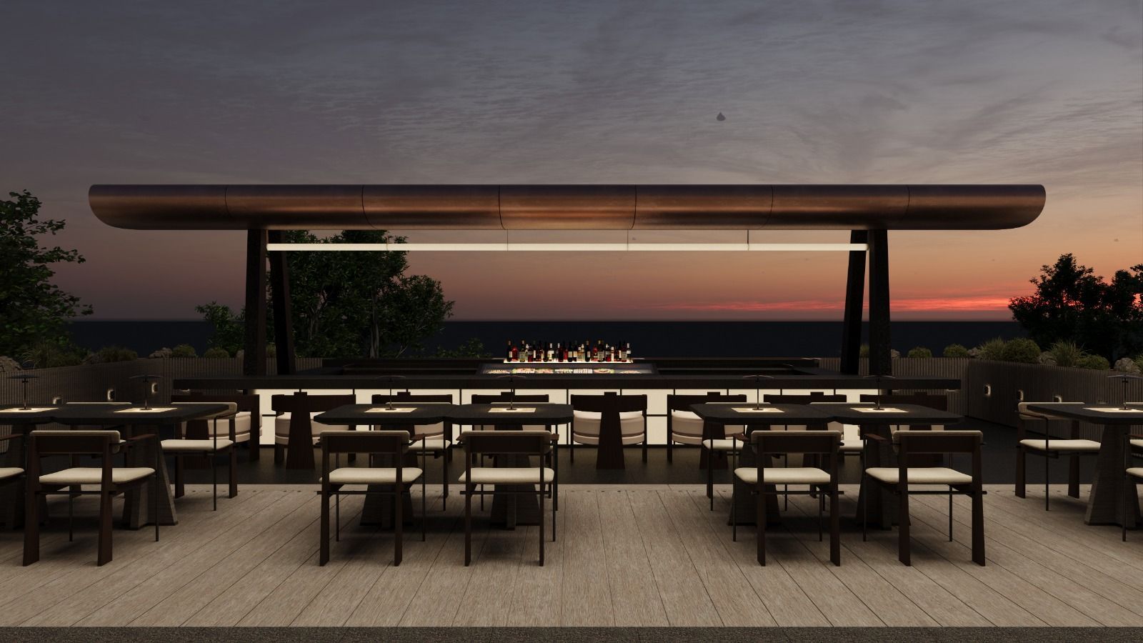 Ruins Luxury Resort'un gurme lezzetler sunan Chef Restoran'ı.