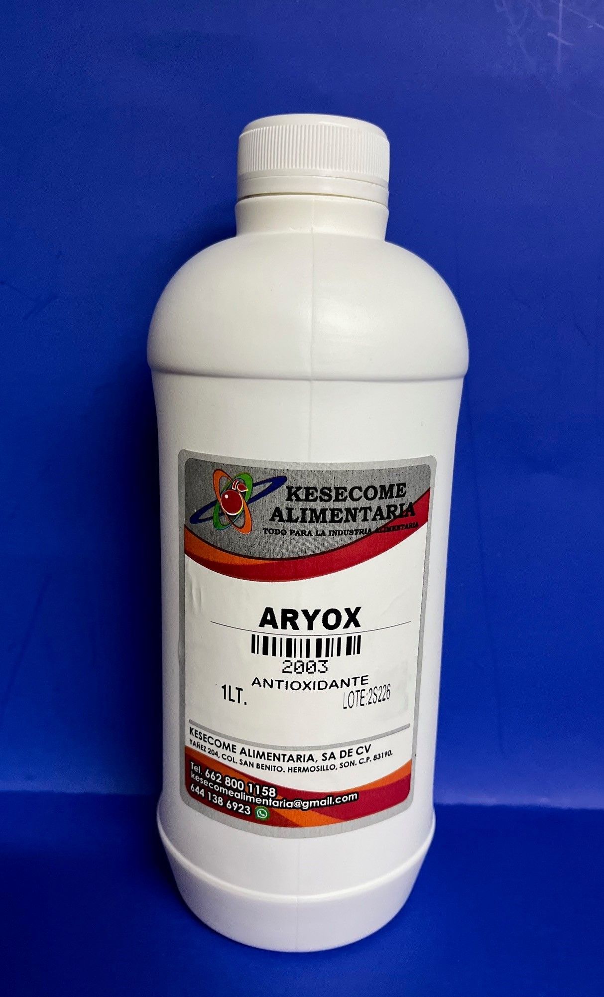 ARYOX BOTELLA 1 LT