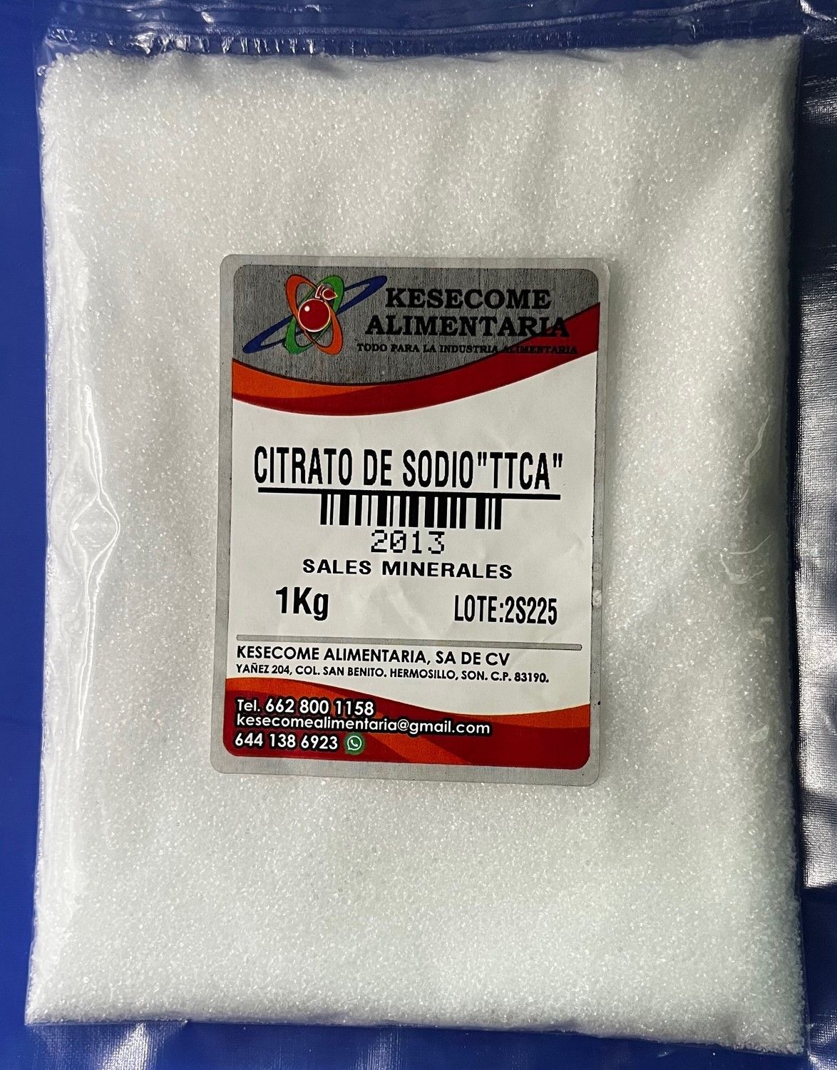 CITRATO DE SODIO TTCA 1 KG