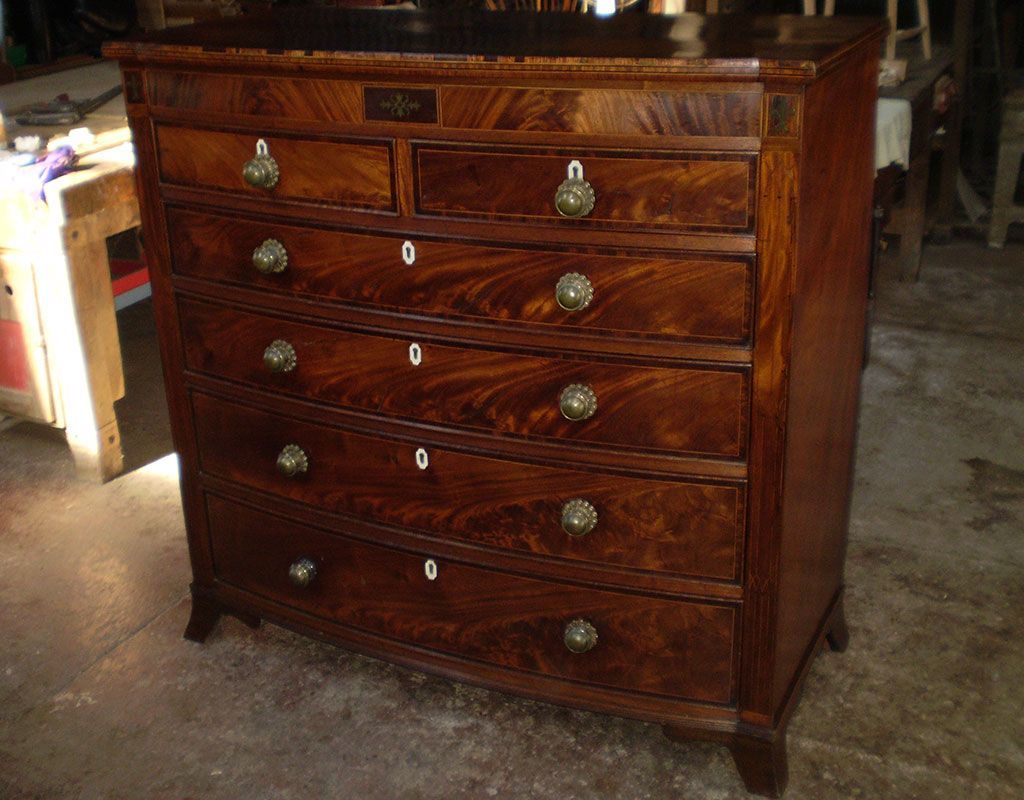 restored chest of drawers