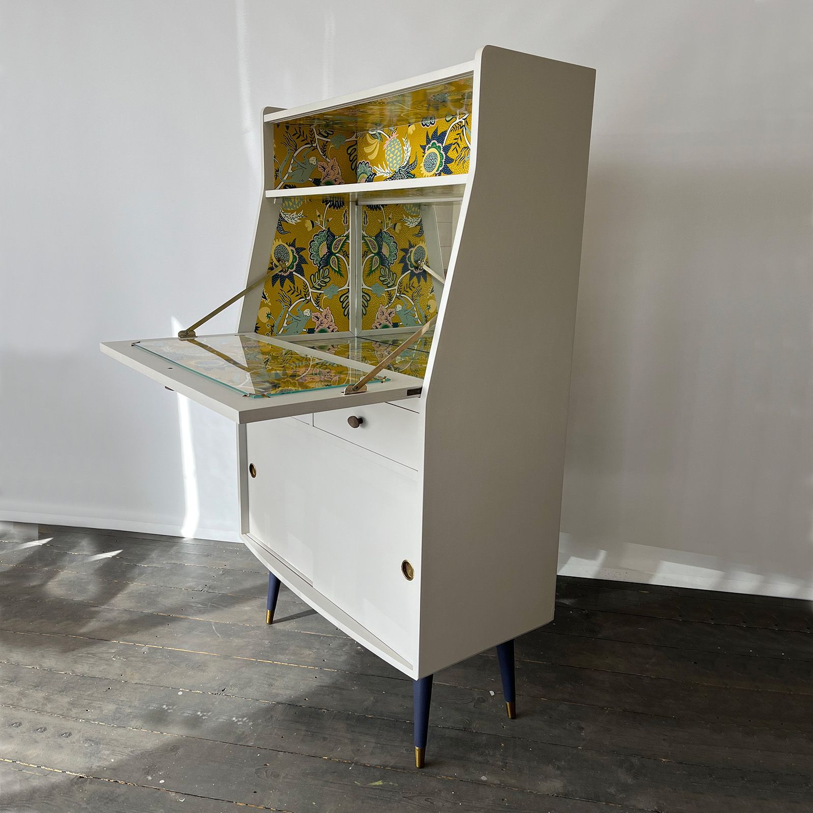 Ercol Cocktail Cabinet by Helen Bateman Upcycled