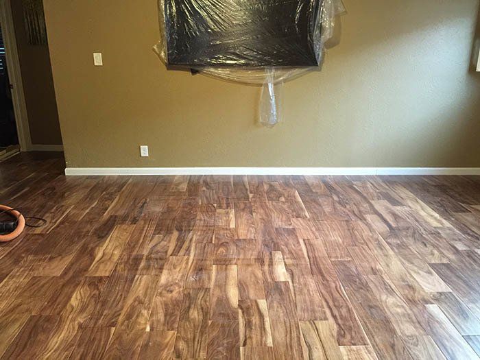 Newly Installed Wooden Flooring — Riverside, CA — Vallin Bros Contractors