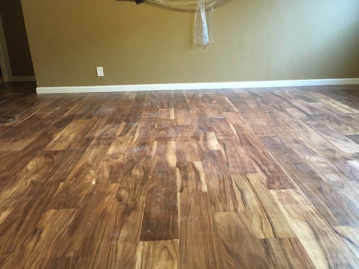 Closer View of Newly Installed Wooden Flooring — Riverside, CA — Vallin Bros Contractors
