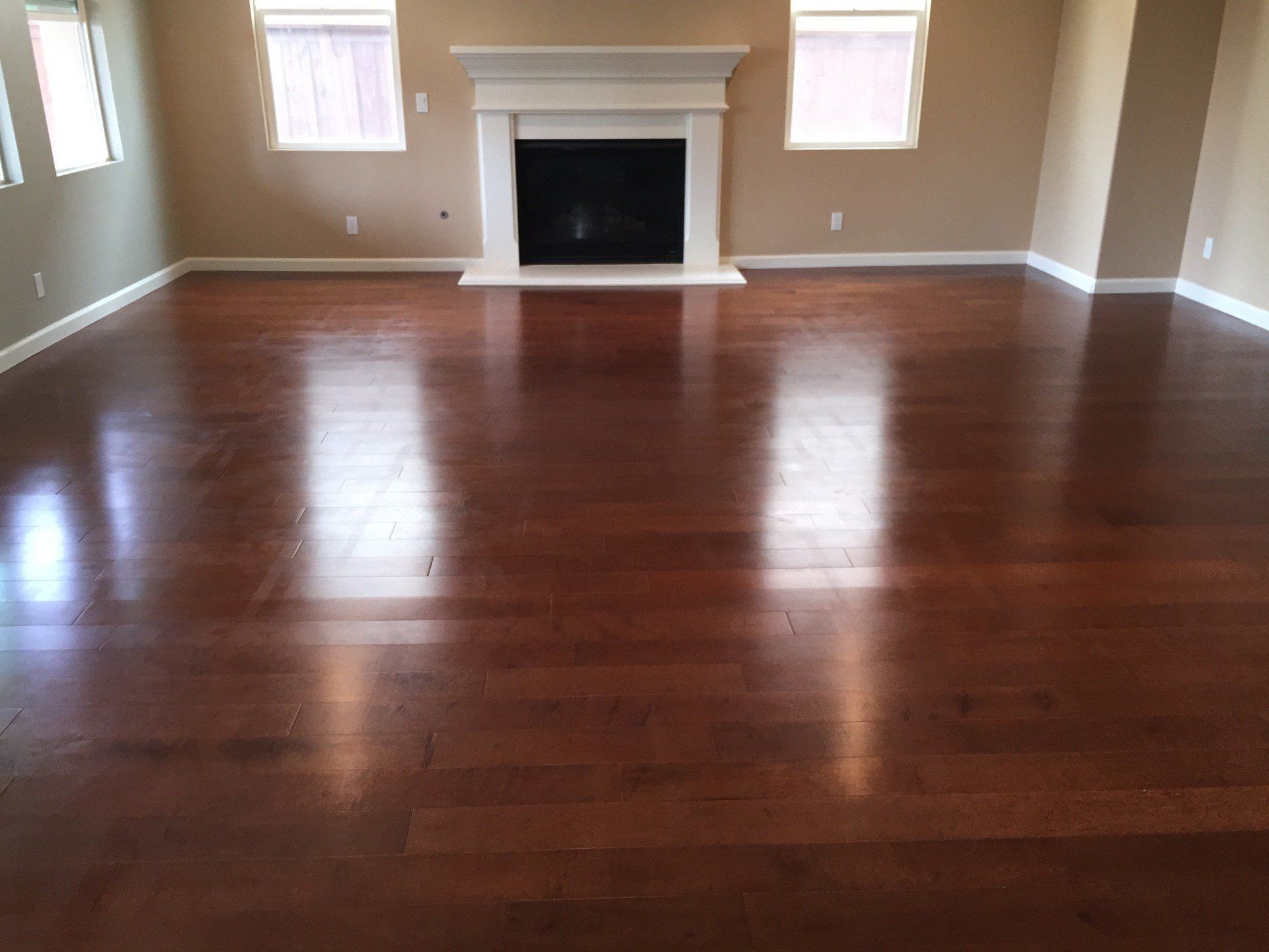 Tile Floor Service — Large Floor With Furnace in Riverside, CA
