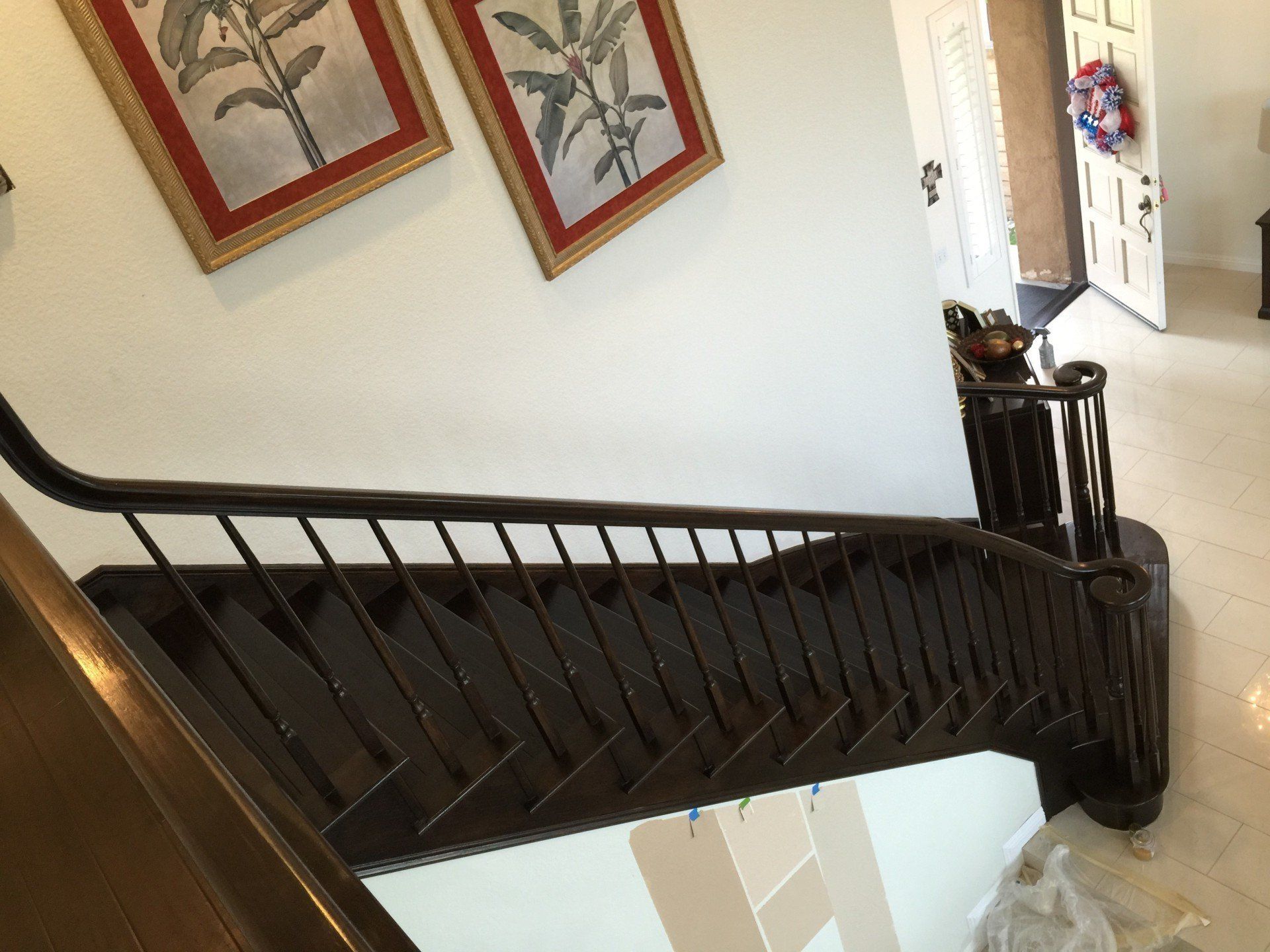 Linoleum Floor Installation — Fully Furnished Stairs in Riverside, CA