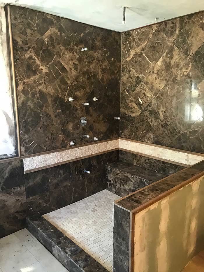 Shower Area — Riverside, CA — Vallin Bros Contractors