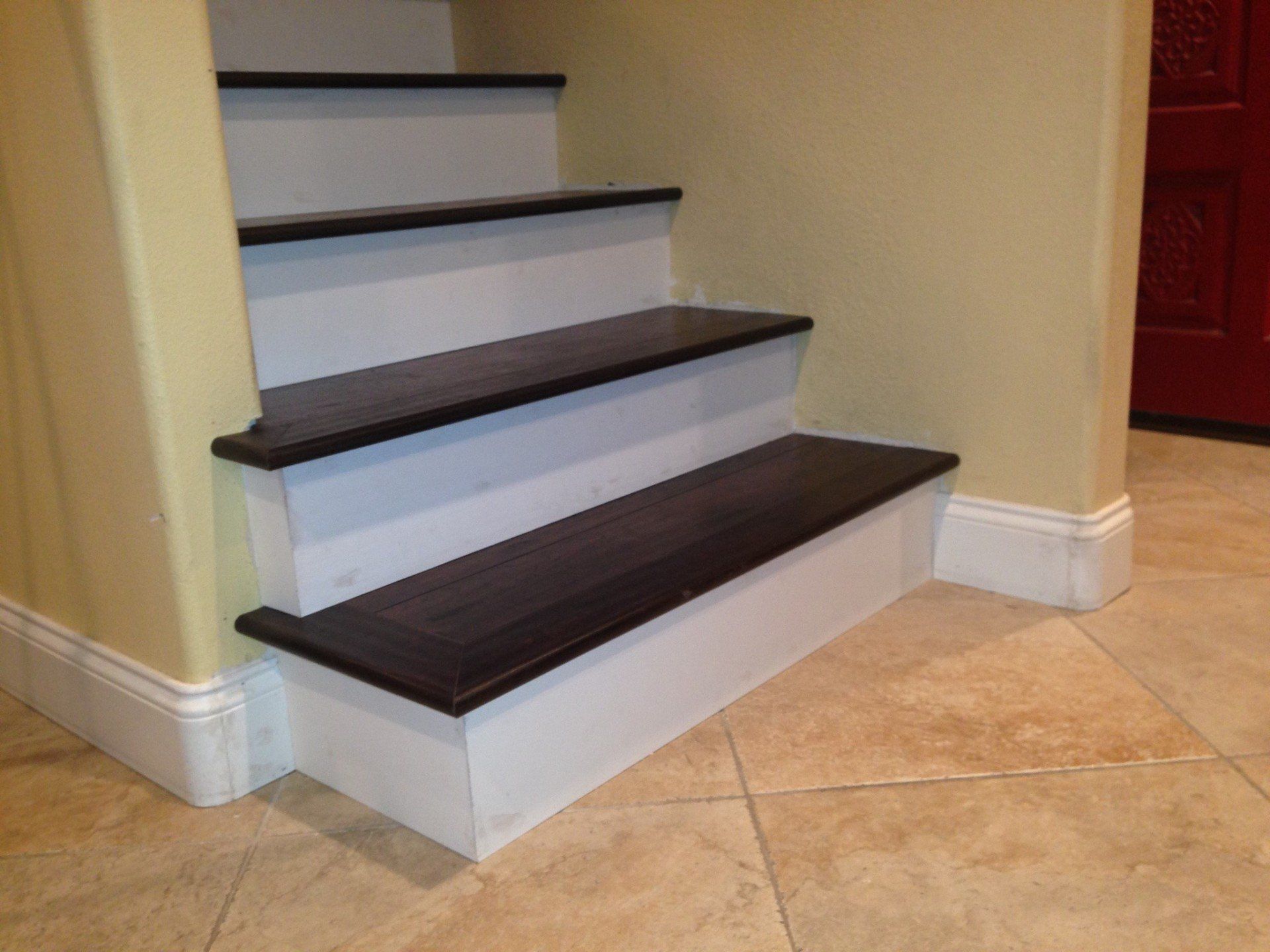 Tile Works — White Stairs in Riverside, CA