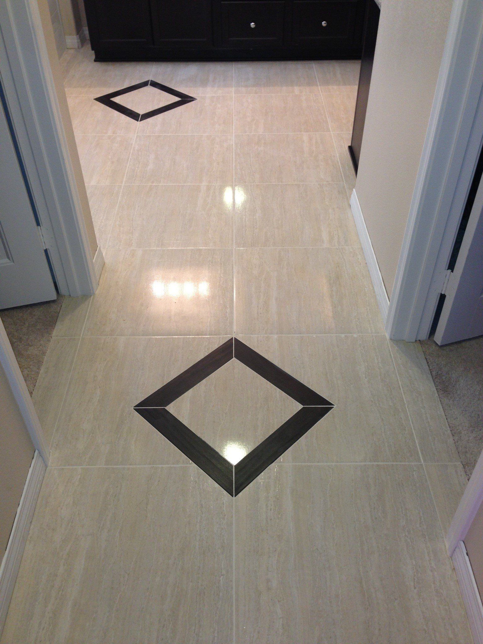 Tile Floor Installation — White Tiles Installation in Riverside, CA