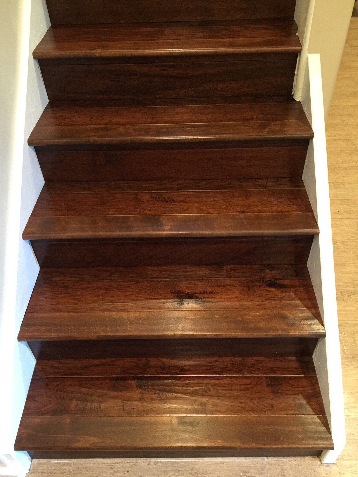 Close View of New Staircase — Riverside, CA — Vallin Bros Contractors