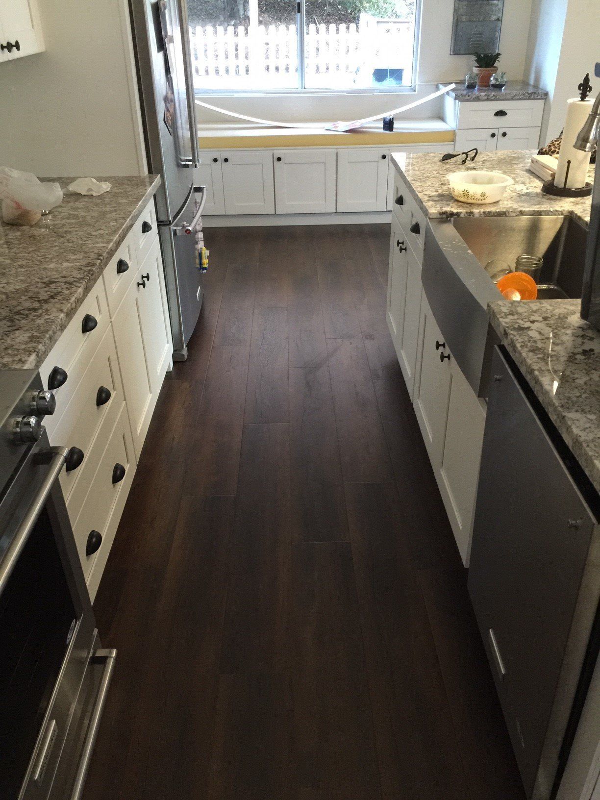 Flooring in Kitchen Area — Riverside, CA — Vallin Bros Contractors