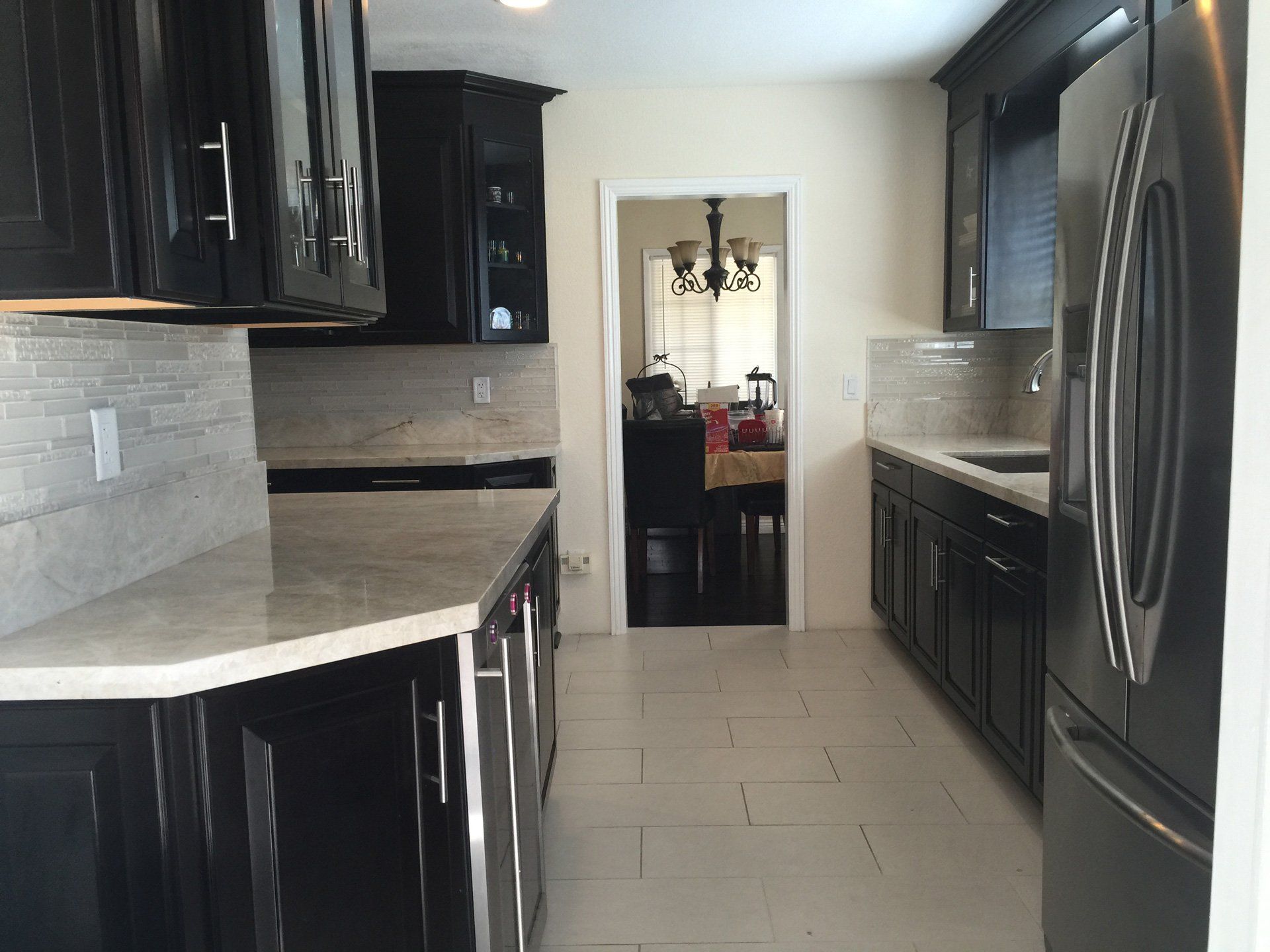Full View of New Remodeled Kitchen — Riverside, CA — Vallin Bros Contractors