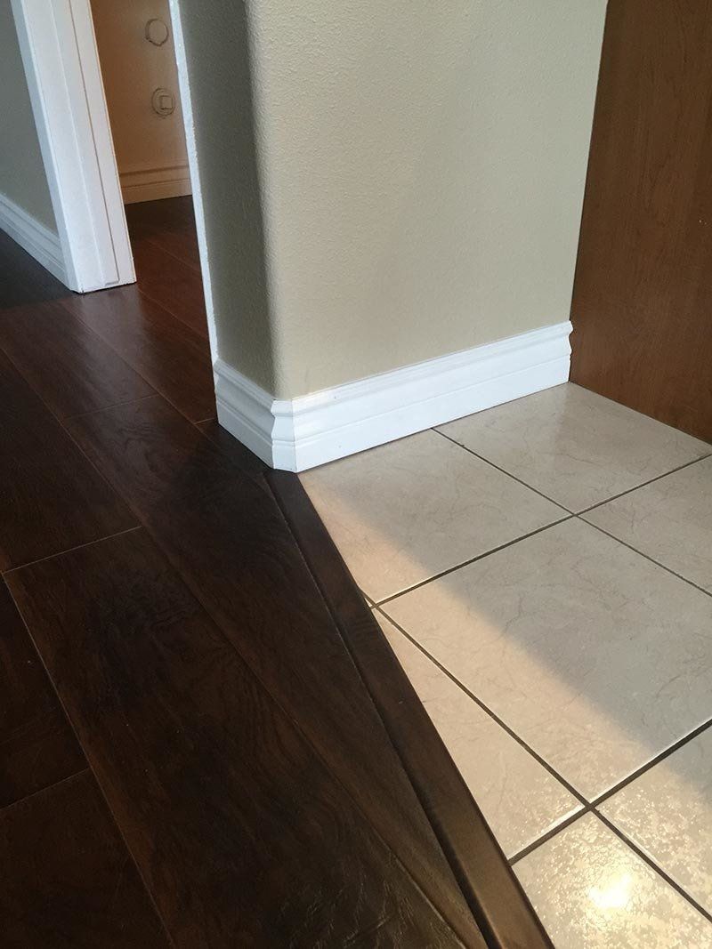 Dark Brown Flooring and Tiles — Riverside, CA — Vallin Bros Contractors