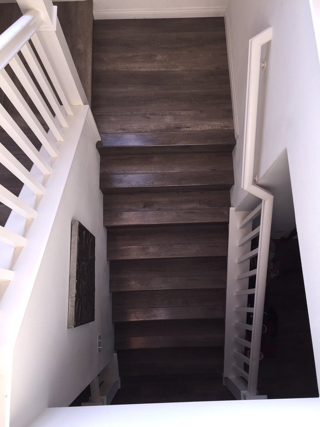 Wooden Vinyl Stairs — Riverside, CA — Vallin Bros Contractors