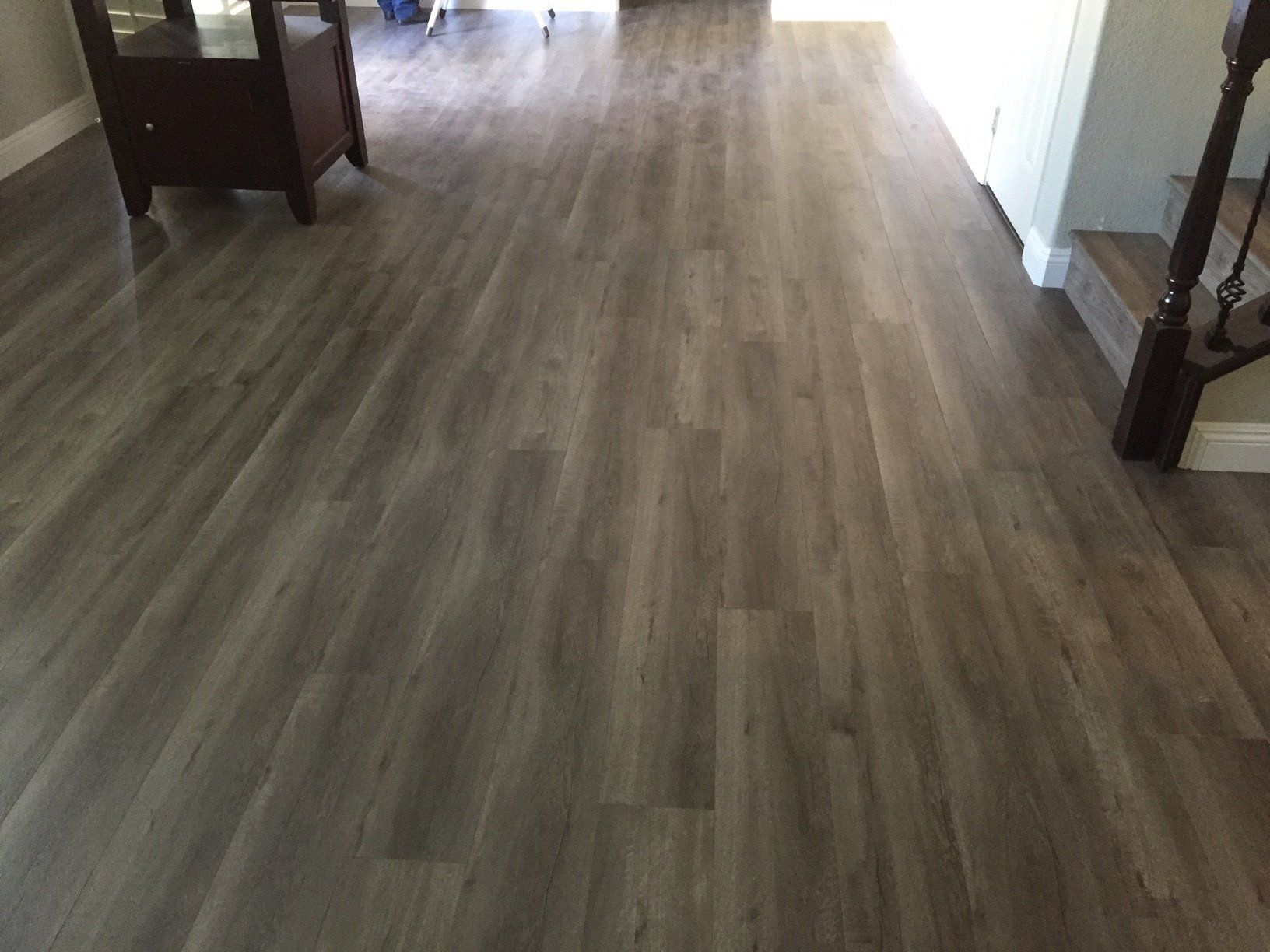 Ash Grey Floor Color Design — Riverside, CA — Vallin Bros Contractors