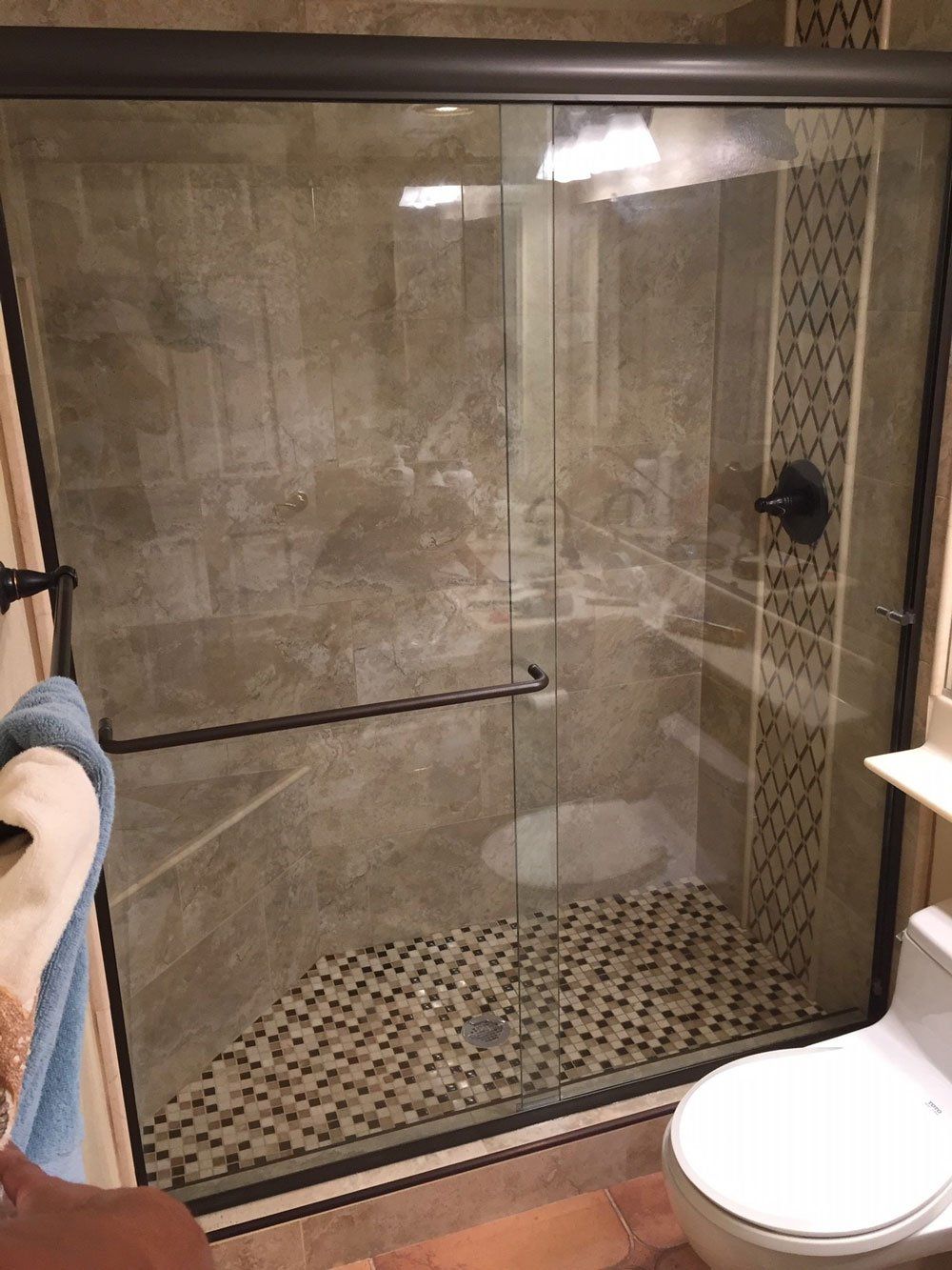 Glass Shower Doors — Riverside, CA — Vallin Bros Contractors