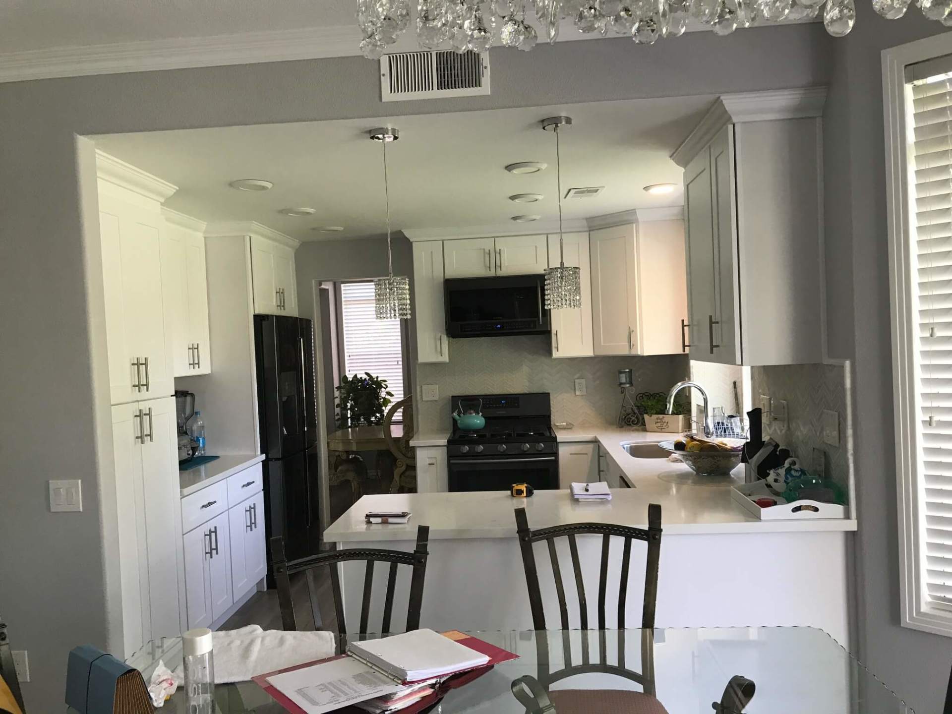 Messy Kitchen — Riverside, CA — Vallin Bros Contractors